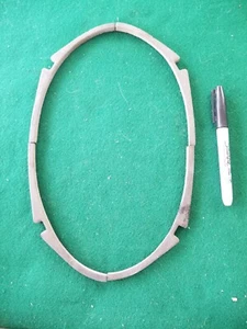 Anillo Junta Altavoz Papel Ovalado 1 Pieza Vintage NOS 12" X 7.5" - Imagen 1 de 4