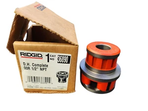 RIDGID 36890 00-R 1/2" NPT Alloy RH Complete Die Head NEW IN BOX-Made in USA! - Picture 1 of 3
