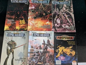 Rare Warhammer Epic 40k magazines, Nos 2,3,4,5,7 & Firepower No 2 - Picture 1 of 7