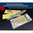 Wooden Deck & Masking Sheet for Flyhawk FH1310S 1/700 HMS Agincourt Ship Model 