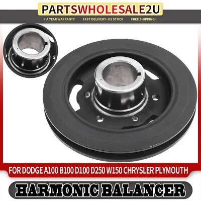Engine Harmonic Balancer for Chrysler Plymouth Dodge A100 B100 D100 D250 W150 - Image 1 of 4