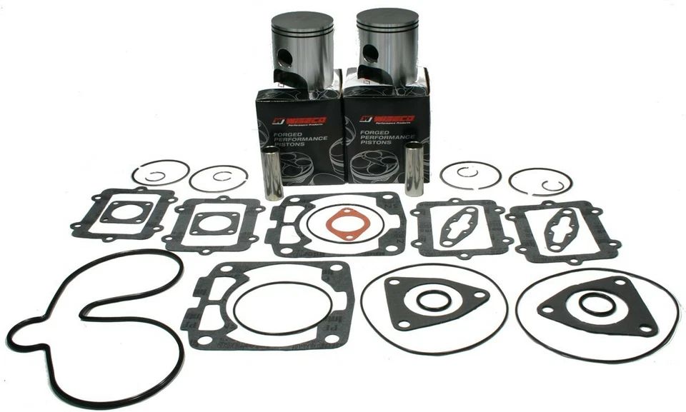 Polaris 440 IQ, 2005-2007, Juego de pistones y juntas Wiseco - Kit de reconstrucción del motor Foto 1 de 1