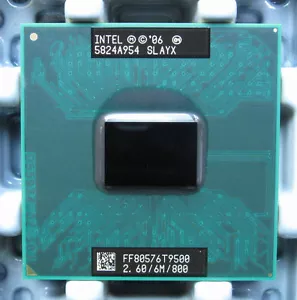 Intel Core 2 Duo T9500 2.6GHz 6M 800 CPU Laptop Processor Dual-Core CPU - Picture 1 of 1