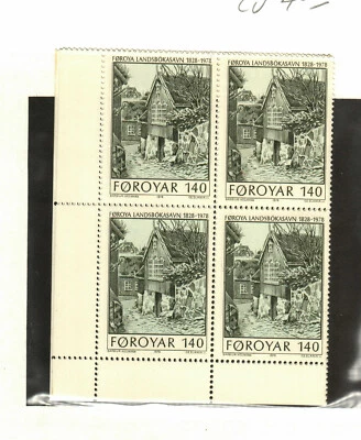 Faroe Islands #39-40 MNH Blocks(4) - Image 1 of 2