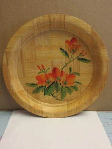 Wunderschöner Teller aus Bambus, 23 cm China - Bild 1 von 3
