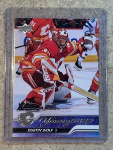 23-24 UD Upper Deck Series 1 YG Young Guns #210 DUSTIN WOLF - Picture 1 of 1