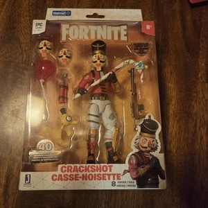 Fortnite Figurine Crackshot Epic Games Walmart 8 Piece 8+ New Sealed - Picture 1 of 5