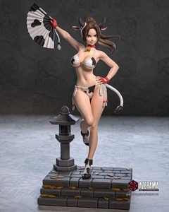 Escultura Mai Shiranui NSFW (500 mm)/sin montar/sin pintar/impresión 3D - Imagen 1 de 12