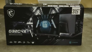 MSI G32C4XS 31.5" FHD Curved Gaming Monitor, 250Hz/1ms 3000:1 HDR *Box Damage* - Picture 1 of 3
