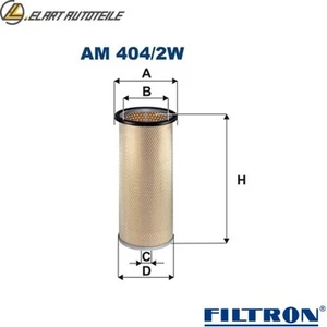 SEKUNDÄRLUFTFILTER AM 404/2W FÜR RENAULT TRUCKS CMIDLINERGTBHTRMAJOR MAN 9.8L C - Bild 1 von 8