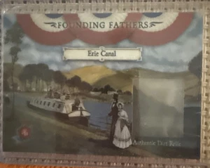2025 Historic Autograph Founding Fathers Dirt Relic Erie Canal /120!!! - Picture 1 of 2