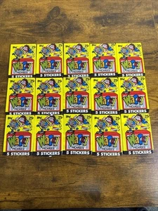 (15) Vintage Wacky Packages Stickers Sealed Wax Packs 1990 Topps - Picture 1 of 1