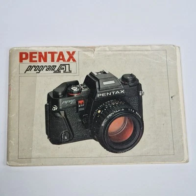 Pentax Program A Camera Original Instructions Manual English 1980 - Image 1 of 4
