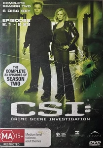 DVD NEW: CSI | Crime Scene Investigation (2nd Season) - 2000 Procedural Drama - Picture 1 of 2