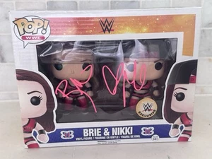 WWE Brie & Nikki Bella Twins Signed Funko Autographed 2-Pack BAS Beckett COA - Picture 1 of 11