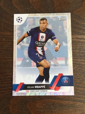 2022-23 Topps Jade Edition Kylian Mbappe PSG France Real Madrid White 21/99 - Image 1 of 2