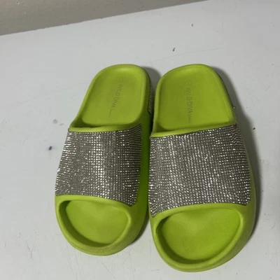 wild diva lounge Bedazzle Slides - Image 1 of 4