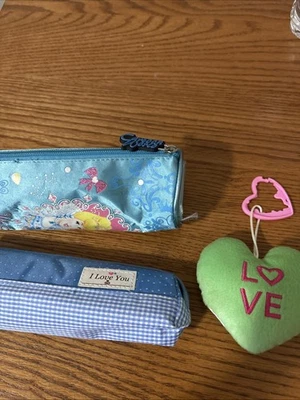Children’s Kids Pencil Case Girls Princess Cinderella Ariel Aurora School Bundle - Image 1 of 4