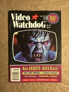 Video Watchdog Magazine #50 New Argento/Bava Discs The Lost World - Picture 1 of 4