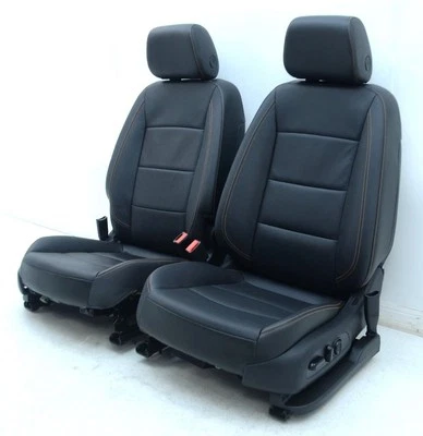 2018 2019 2020 2021 2022 GMC TERRAIN OEM FRONT HEATED BLACK LEATHER SEATS - Image 1 of 4