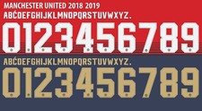Manchester United UEFA Champions League Name&Number Set 2018/2019 Home/Away