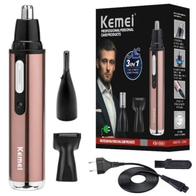 3in1 Electric Nose Ear Hair Trimmer Eyebrow Shaver Clipper Groomer Cleaner tool - Image 1 of 4