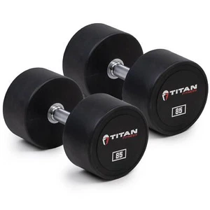Titan Urethane Dumbbells | 85 LB | Pair - Picture 1 of 6