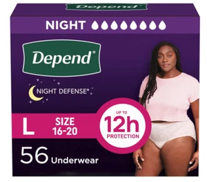 Depend Night Defense Erwachsene Inkontinenz & postpartale Blase Leck Unterwäsche für - Bild 1 von 8