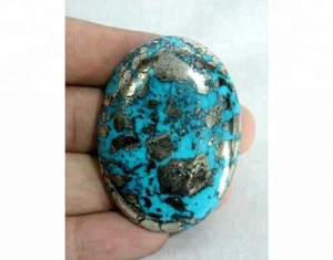 Irani Firoza Turquoise Stone for Men & Women 24.00 Carat Original Lab Certified - Picture 1 of 6