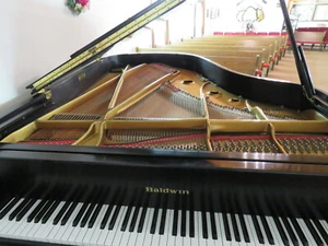 Baldwin L 6'3" Conservatory Grand Piano Ebony Satin Beautiful Sounding & Looks! - Picture 1 of 24