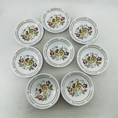 Mikasa Heritage Bowl 5.5” 7125 Set Lote Gallo de Pascua Pollo Ensalada Plato de Postre Foto 1 de 4