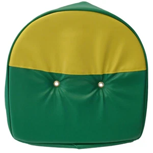 Universal Mower Farm Tractor Cushion Seat Cover Green & Yellow Fits John Deere - Picture 1 of 6