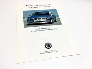 Brochure BMW Alpina D10 BiTurbo 1999 - Francese - Foto 1 di 1