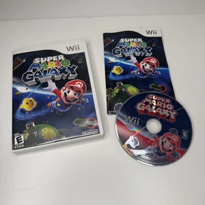 Super Mario Galaxy (Nintendo Wii, 2007) mit Handbuch dabei *GEBRAUCHT* - Bild 1 von 8
