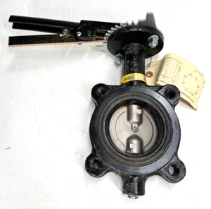HAMMOND Butterfly Valve 3" 200-CWP Lug Style DI Body, SS Disc, EPDM Seat, Lever - Picture 1 of 7