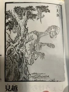 Japanese Yokai Outline Book Tattoo Art Reference Goblin Demons Creatures Monster - Imagen 1 de 11