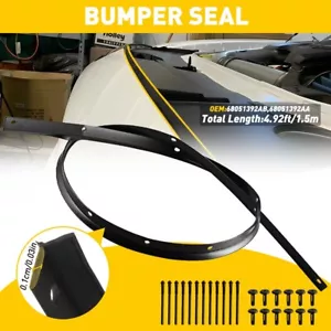 For 08-21 Dodge Challenger Front Rubber Hood Bumper Seal & Plastic Rivets Kit US - Foto 1 di 14