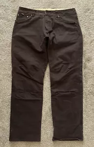 Pantalones KUHL Vintage Pátina Tinte RYDR Marrón Lona Exterior Senderismo Para Hombres Talla 36x32 - Imagen 1 de 12