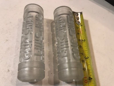 EVO Silicone GRIP SHIFT Clear BICYCLE GRIPS--ONE PAIR - Image 1 of 4