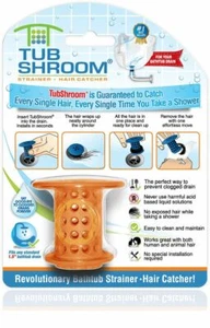 TubShroom® orange revolutionärer Abfluss Haarfänger keine Clogs mehr kostenloser Versand!  - Bild 1 von 10