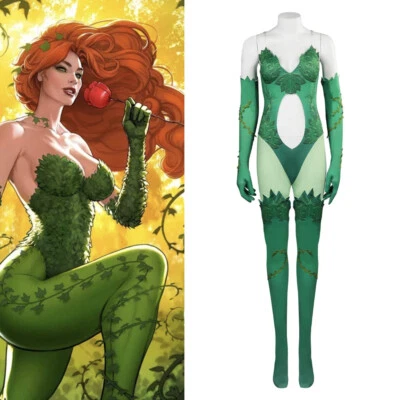 Cosplay Batman Hush Hiedra Venenosa Monos Superhéroe Body Zentai Disfraces Foto 1 de 4