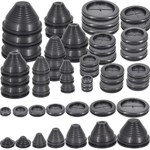 Rubber Grommet Firewall Hole Plug Electrical Wiring Gasket Assortment Kit - Picture 1 of 5