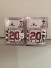 2022 Topps Series 1 Player Jersey Number Medallion Pete Alonso JNM-PA (2 Cards)