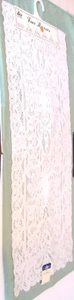 ~NEW~HEIDELBURG~13" X 72" LACE RUNNER~WHITE~BESS FASHIONS FOR THE HOME~ - Picture 1 of 4