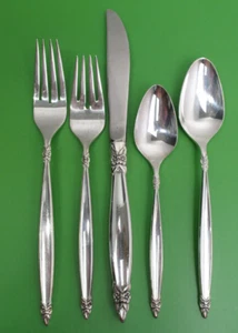 1847 Rogers Bros "Girland" Versilbertes Besteck 5-teiliges Service für 5, 25-teiliges Set - Bild 1 von 9