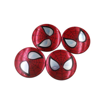 4x 56,5 mm Máscara Spider-Man Logo Coche Rueda Centro Tapacubos Emblema Insignia Pegatinas Foto 1 de 3