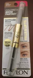 Revlon Colorstay Eye Brow Fantasy Soft Powder Pencil w/Gel,  002 Soft Brown  - Picture 1 of 2