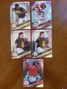 2022 Bowmans Best 5 cards Marcelo Mayer Joshua Baez Termarr Johnson Henry Davis - Picture 1 of 7