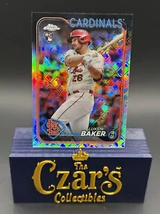 2024 Topps Chrome 132 Luken Baker Logofractor Edition Rookie - Picture 1 of 2