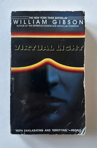 WILLIAM GIBSON Virtual Light | 1994 19th Printing Mass Market Paperback SIGNED - Picture 1 of 12
